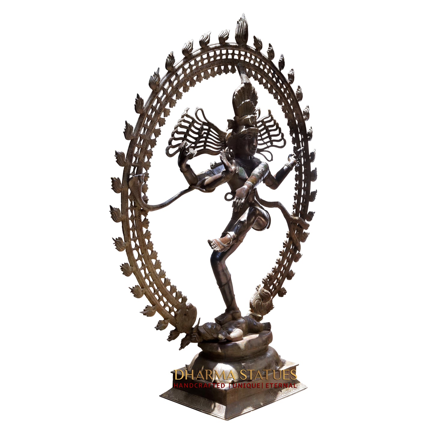 Brass Nataraja, Copper Finish, 76.5"