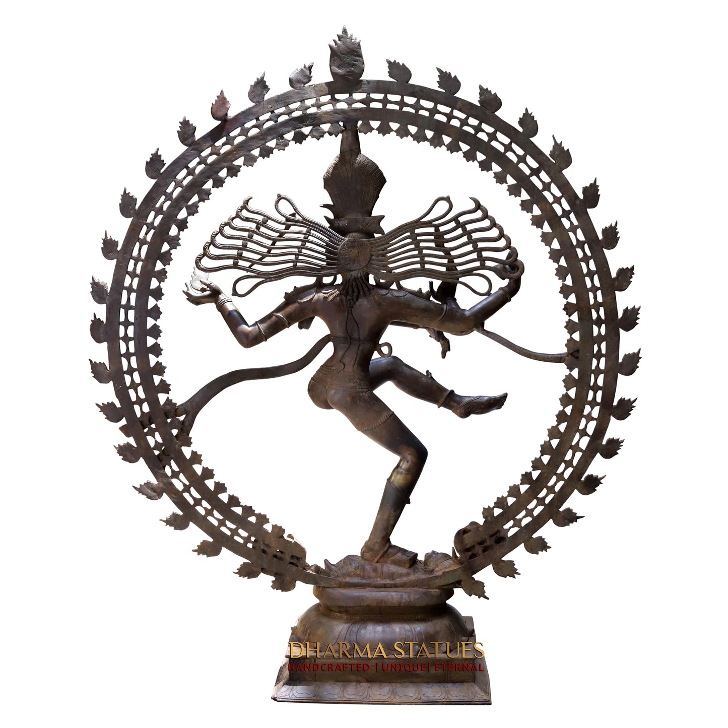 Brass Nataraja, Copper Finish, 76.5"