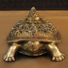 Brass Shriyantra Tortoise (Goddess Luxmi ) - Golden Finish