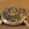 Brass Shriyantra Tortoise (Goddess Luxmi ) - Golden Finish