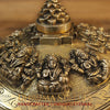 Brass Shriyantra Tortoise (Goddess Luxmi ) - Golden Finish