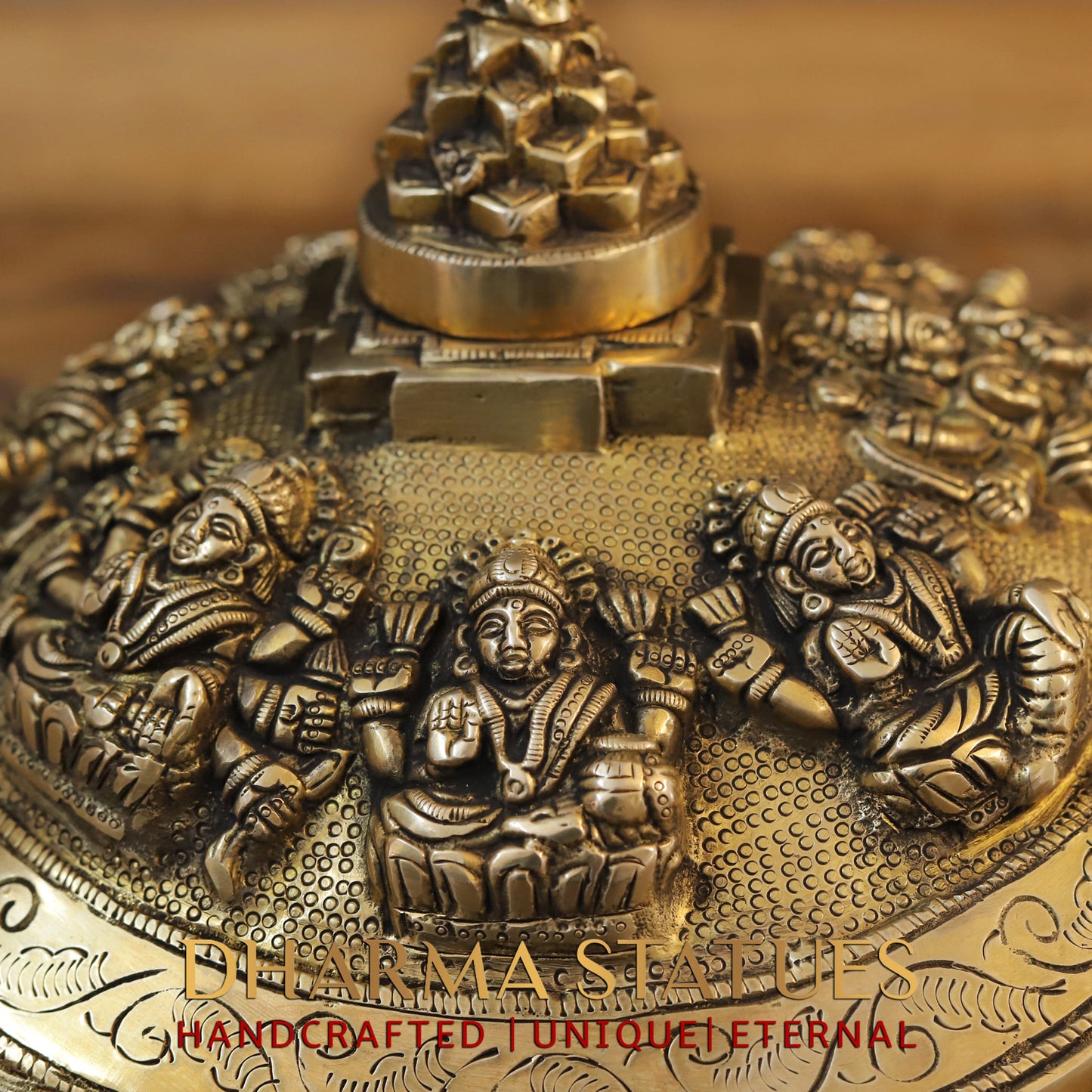 Brass Shriyantra Tortoise (Goddess Luxmi ) - Golden Finish