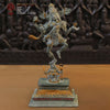 Brass Natraj Statue, Lord Shiva as Nataraja, 18" front view