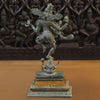 Brass Natraj Statue, Lord Shiva as Nataraja, 18" back view