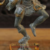 Brass Natraj Idol, A Symphony of Movement,Green Patina Finish with Golden Hues, 18"