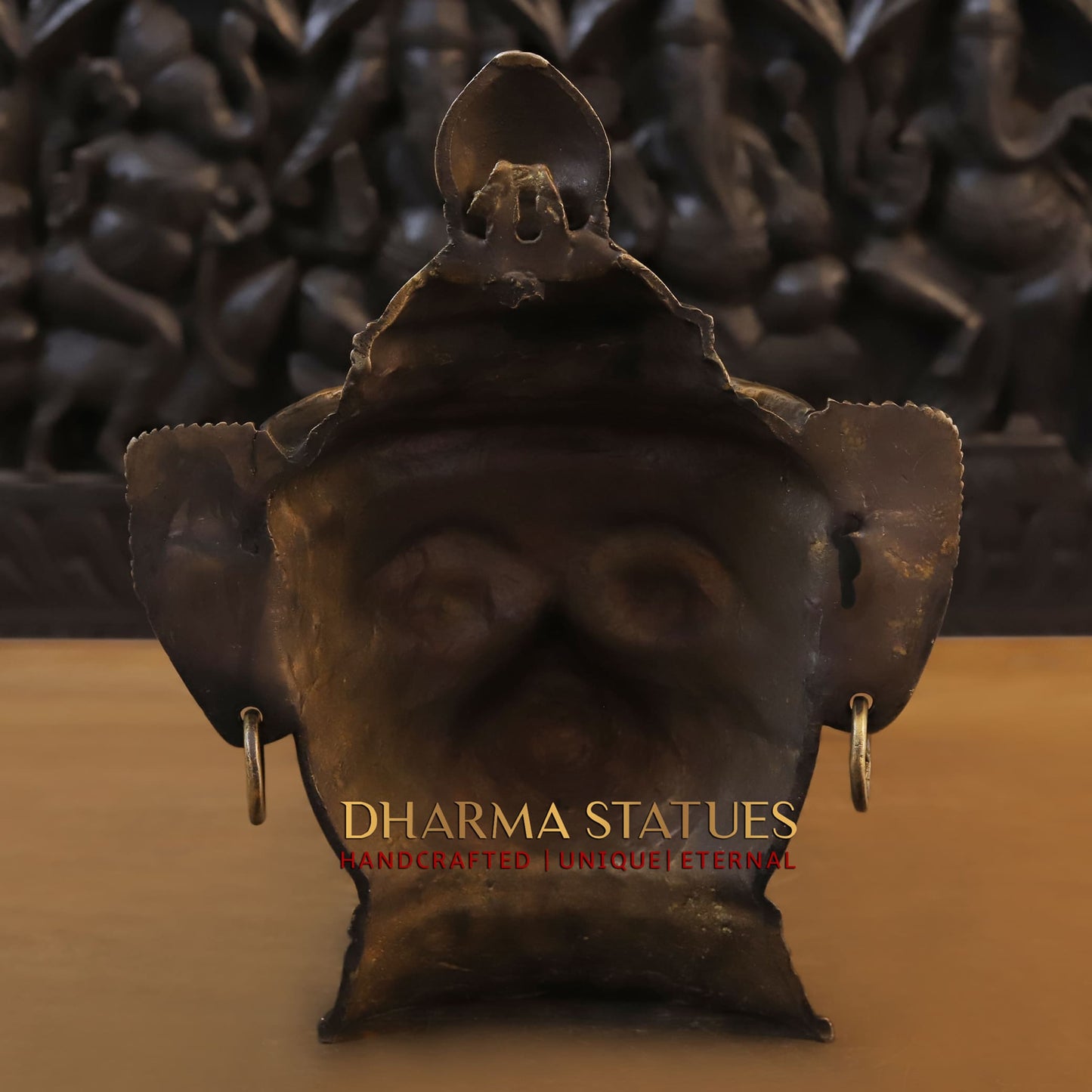 Brass Hanuman Statue, 14"