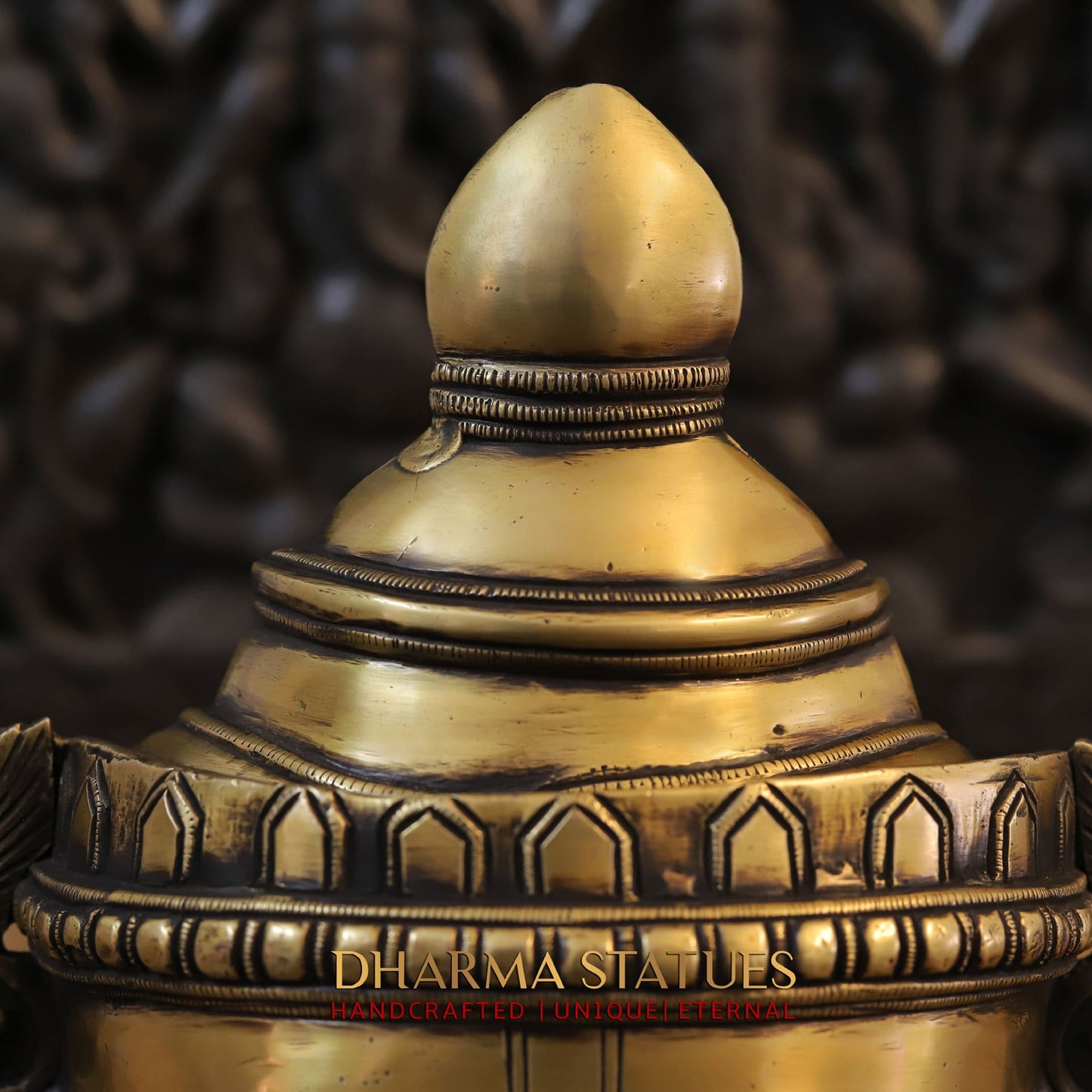 Brass Hanuman Statue, 14"