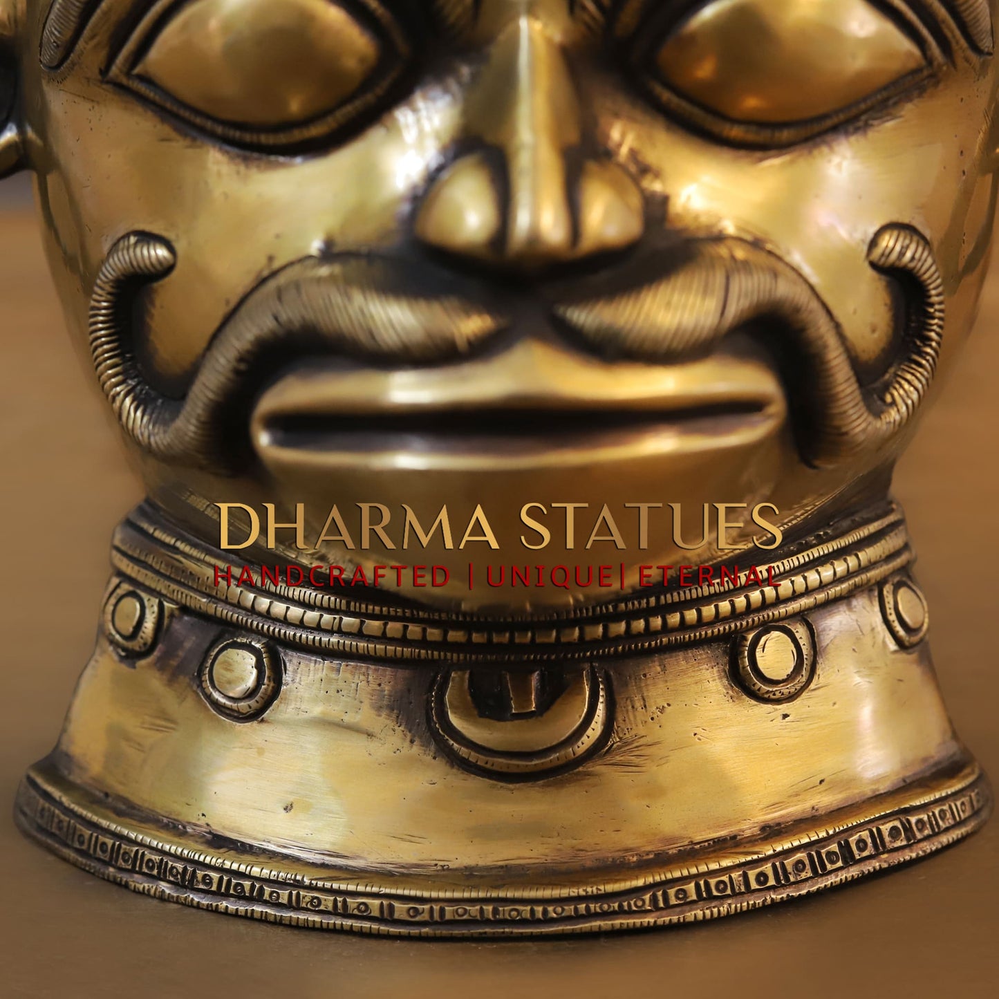 Brass Hanuman Statue, 14"