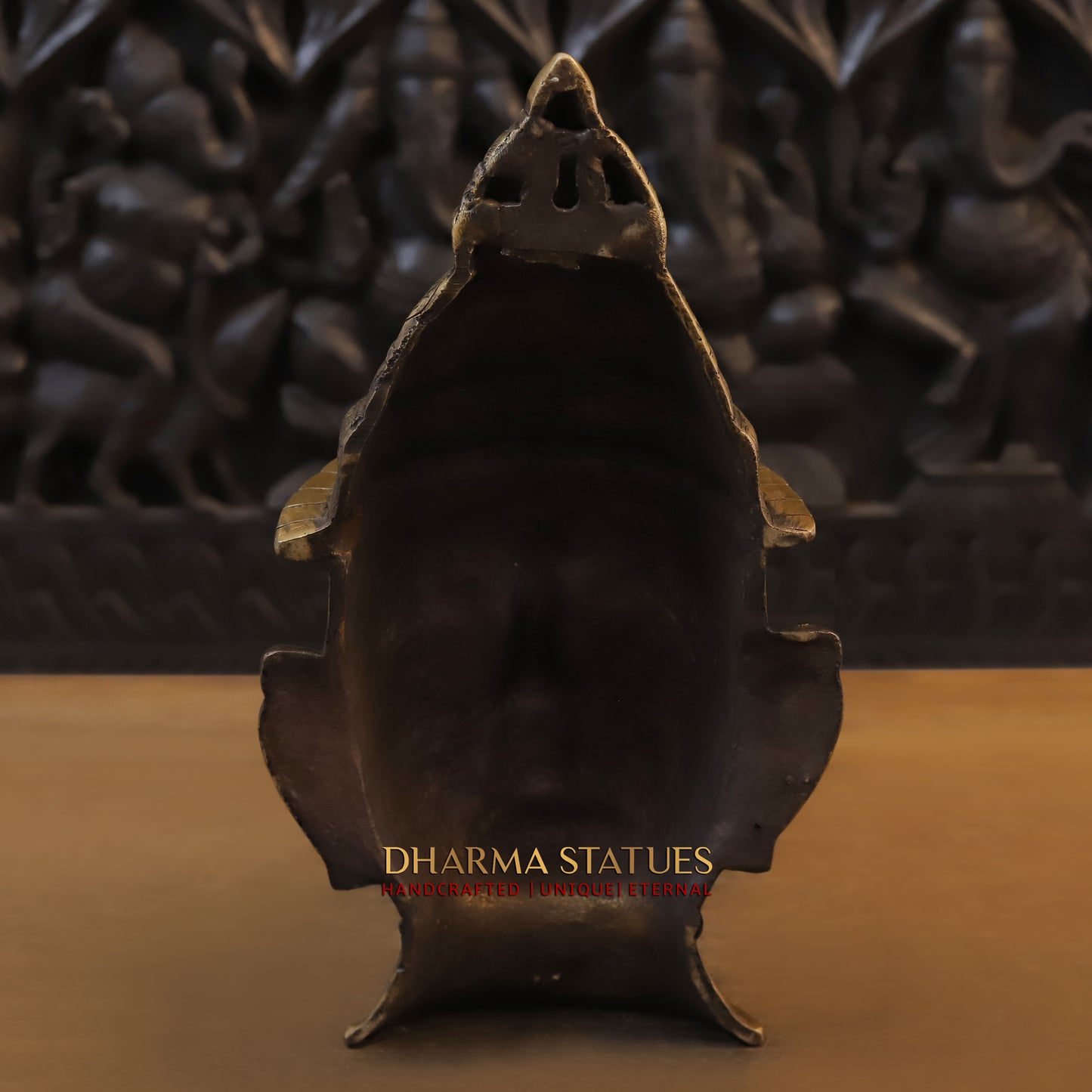 Brass Gauri, Fine Gold Finish, 14"