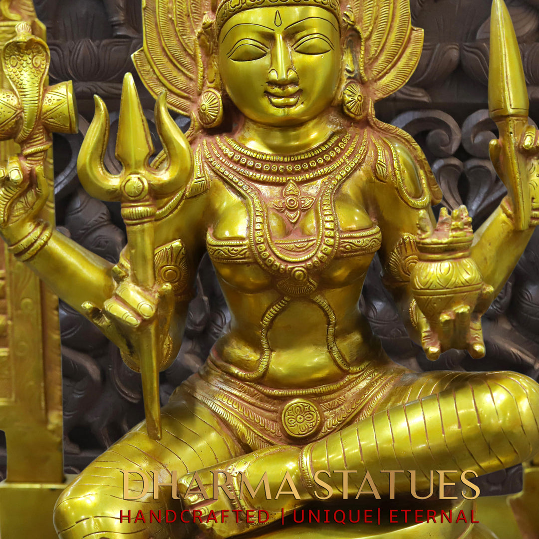 Brass Mariamman Large Goddess Mariamman 27 Dharma Statues brass-mariamman-large-goddess-mariamman-27-dharma-statues
