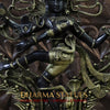 Brass Natraj Statue,  The Celestial Dancer in Gleaming Brass, Black & Golden Finish, 29"