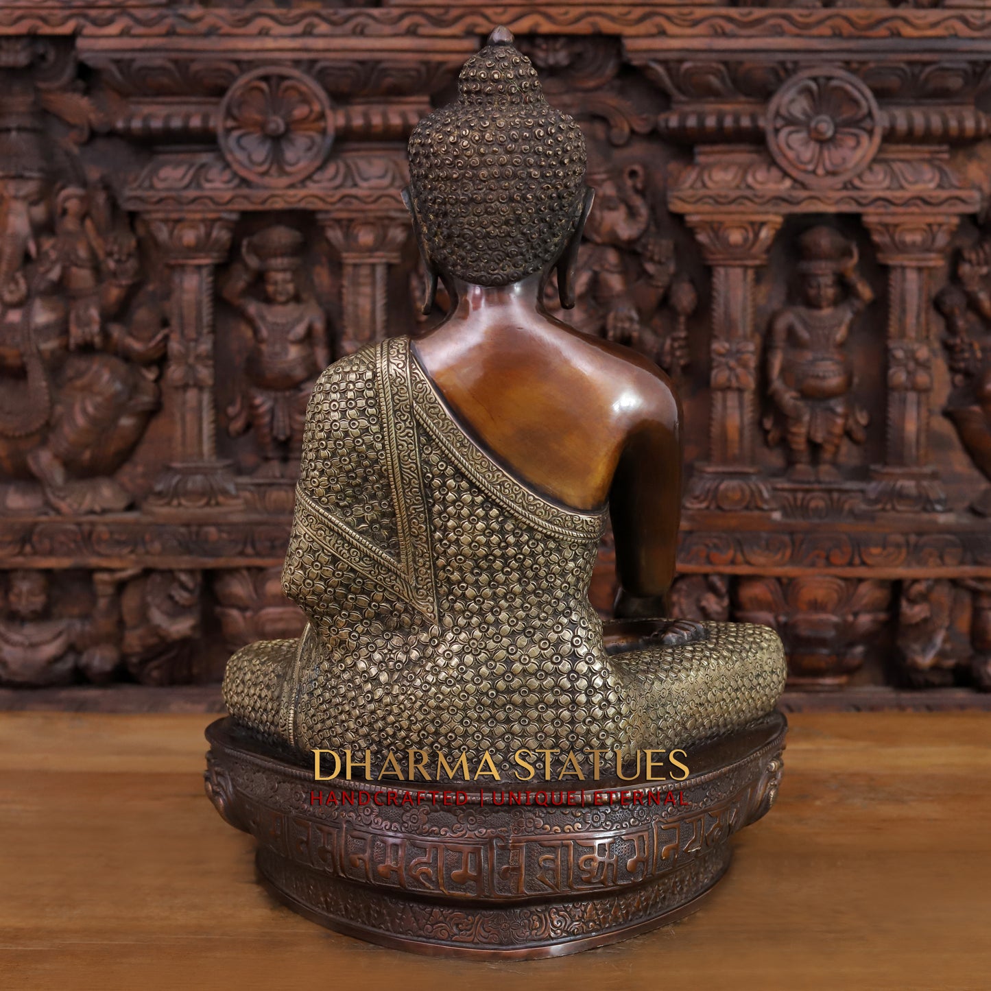 Brass Buddha, Copper Finish, 22"
