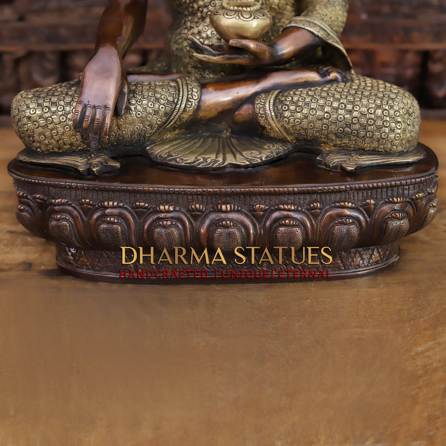 Brass Buddha, Copper Finish, 22"