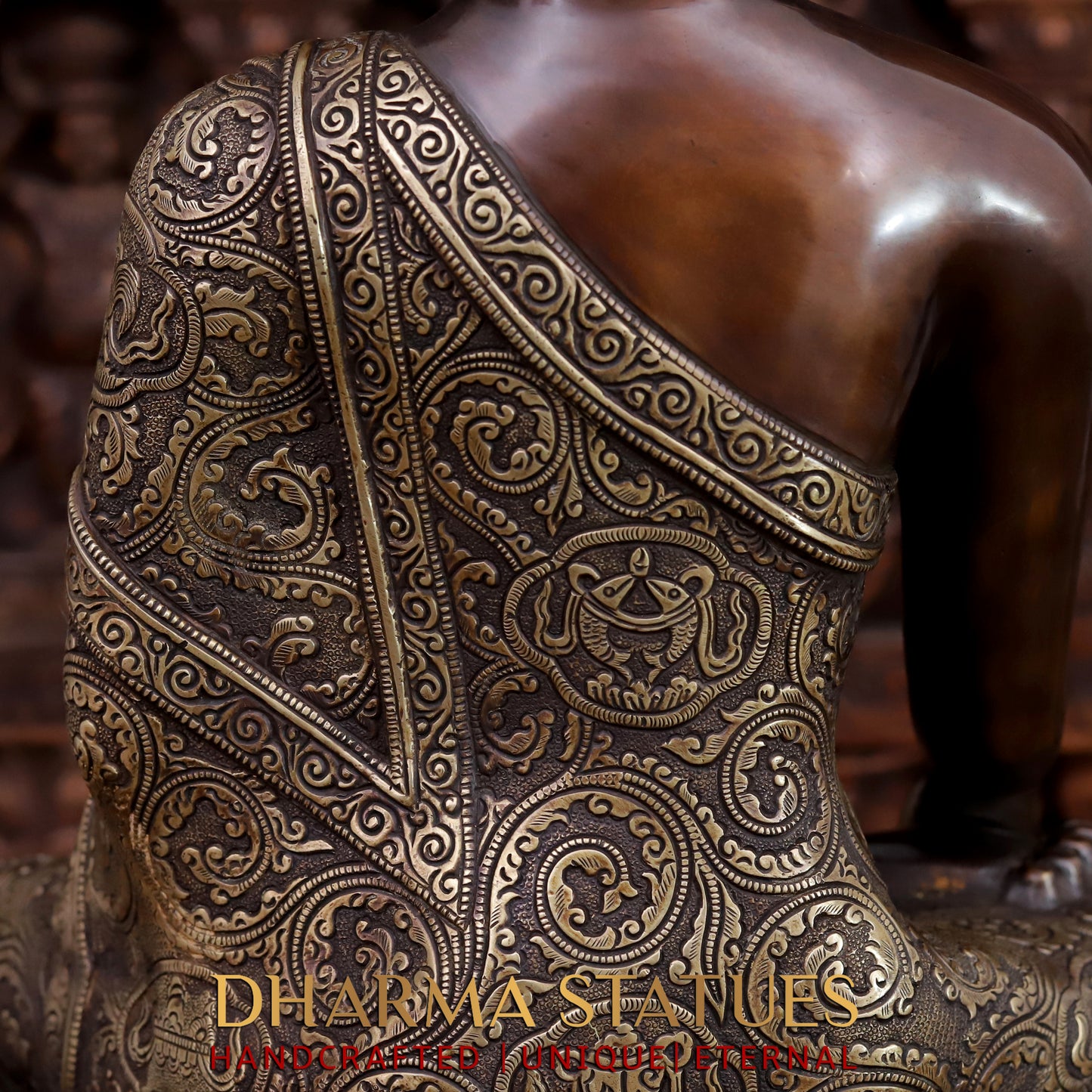 Brass Buddha, Copper Finish, 22"