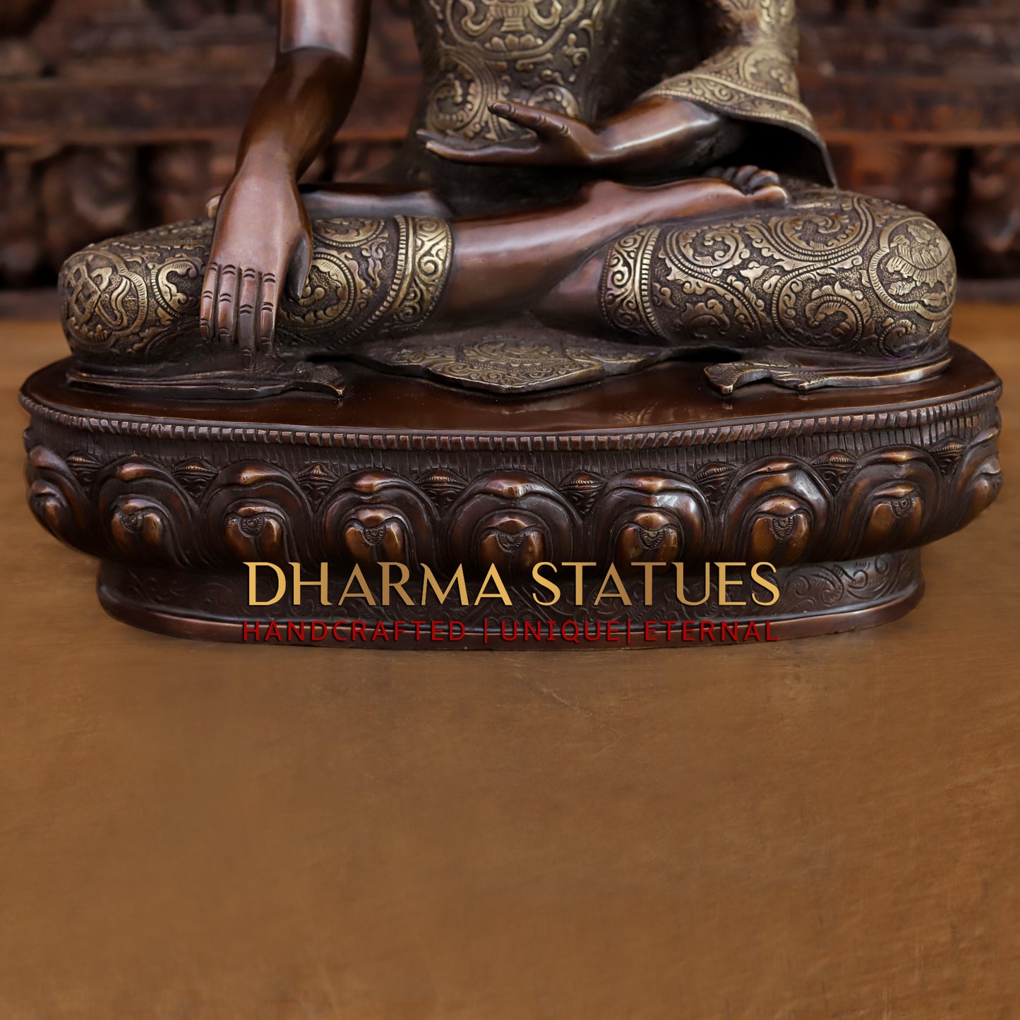 Brass Buddha, Copper Finish, 22"