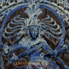 Brass Natraj Statue, The Cosmic Dancer in Striking Blue Patina, 28"