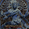 Brass Natraj Statue, The Cosmic Dancer in Striking Blue Patina, 28"