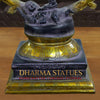 Brass Natraj Statue, Dancing lord Shiva, Amethyst (purple) Golden Finish 15"