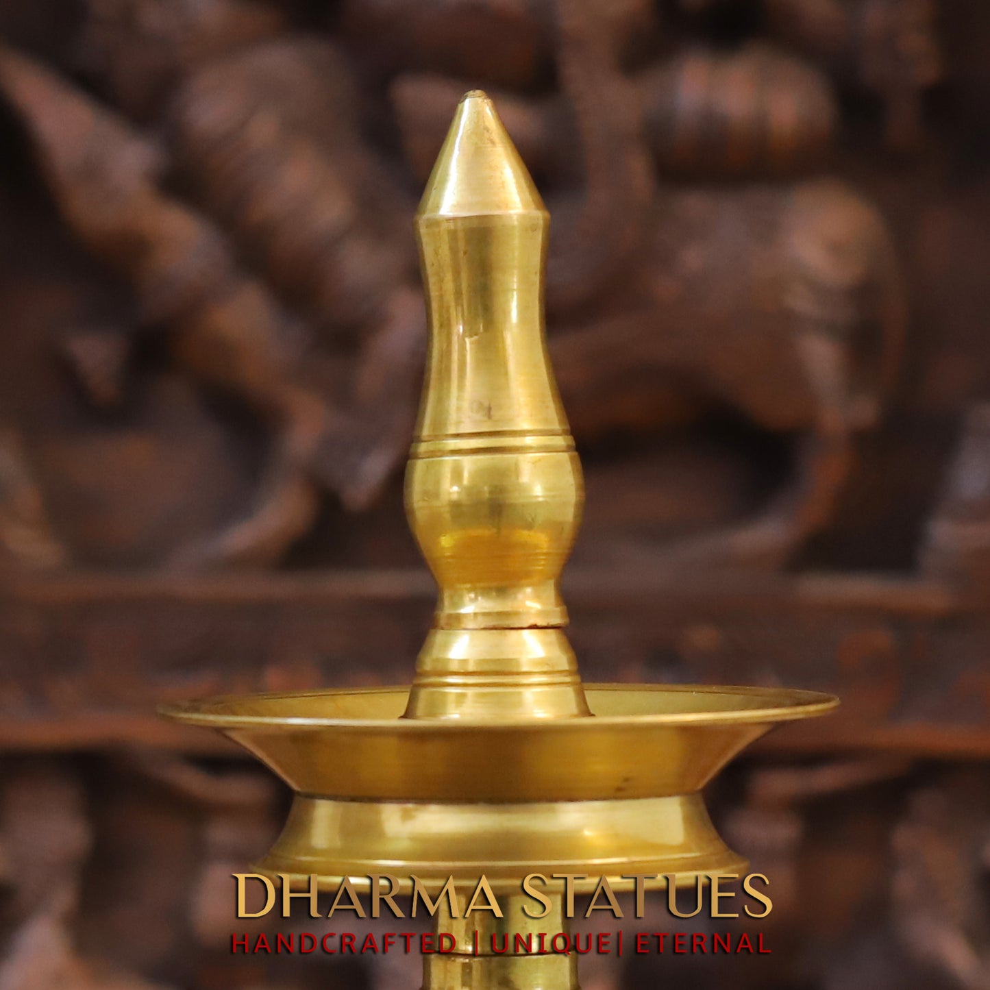 Brass Oil Lamps, Finish Gold, 11.5"