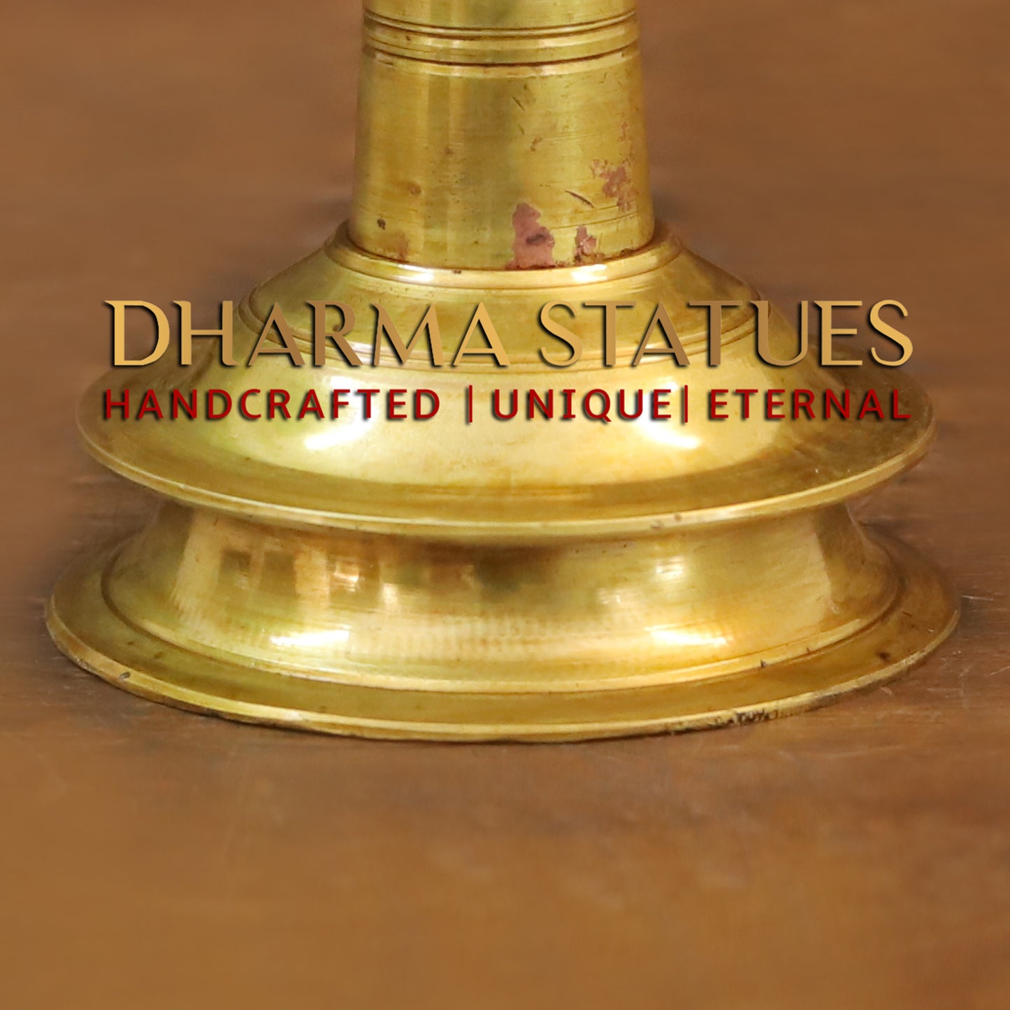 Brass Oil Lamps, Finish Gold, 11.5"