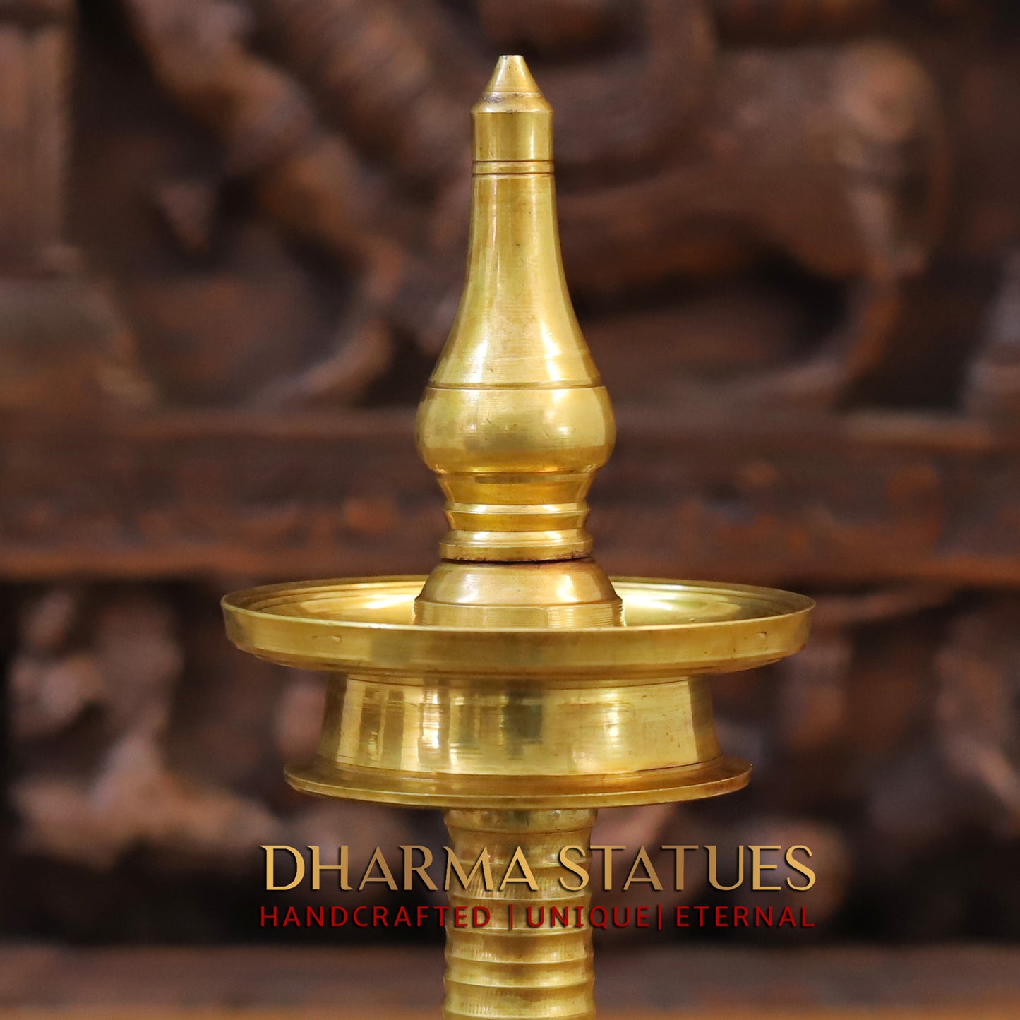 Brass Oil Lamps, Finish Gold, 11.5"