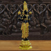 Brass Balaji Standing , Black and Gold Finish  33"