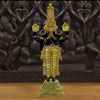 Brass Balaji Standing , Black and Gold Finish  33"