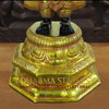 Brass Balaji Standing , Black and Gold Finish  33"