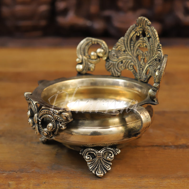 Brass Urli, Fine Golden Finish 6.5"