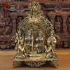 Brass Ram Panchayat ( Ram Darbar), smooth Finish, 23"