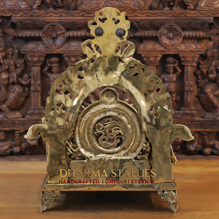 Brass Ram Panchayat ( Ram Darbar), smooth Finish, 23"