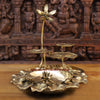 Brass Lotus Urli, Ethereal Beauty Exclusive Home decor, Golden Finish 16"