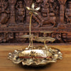 Brass Lotus Urli, Ethereal Beauty Exclusive Home decor, Golden Finish 16"