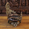 Brass Lakshmi Urli, Embrace Spiritual Serenity, Golden and Copper Finish 13.5"