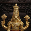 Brass Balaji Standing , Golden finish 16"