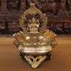 Brass Ganesh Urli, Enhance Your Decor, Fine Golden Finish 12"