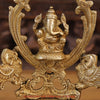 Brass Ganesh Urli, Enhance Your Decor, Fine Golden Finish 12"