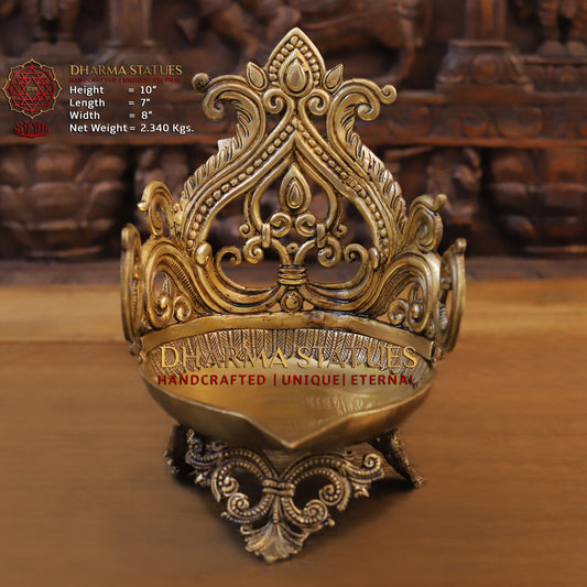 Brass Urli: Timeless Decor, Fine Golden Finish 10"
