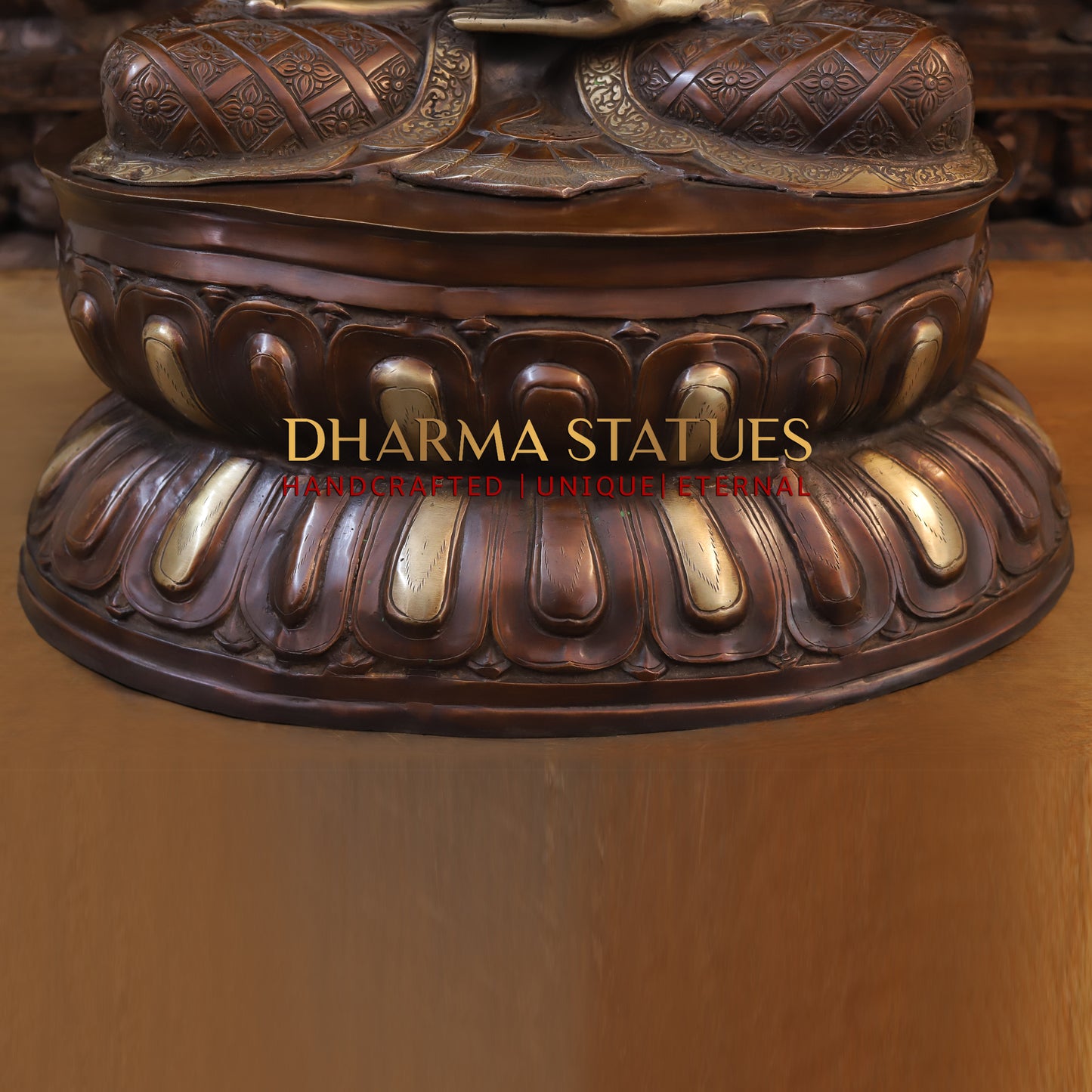 Brass Buddha Idol 33"