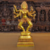 Brass Kaali standing, Fine Golden Finish, 23.5"