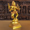 Brass Kaali standing, Fine Golden Finish, 23.5"