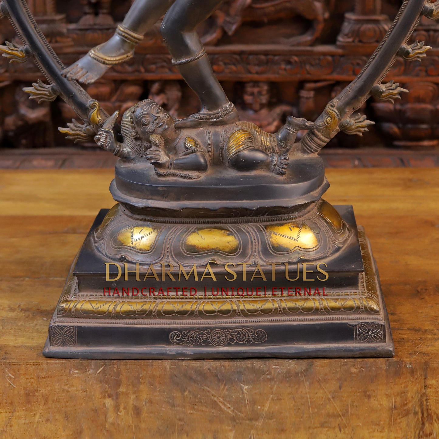Brass Nataraja, Dancing Shiva, Copper Finish, 31"