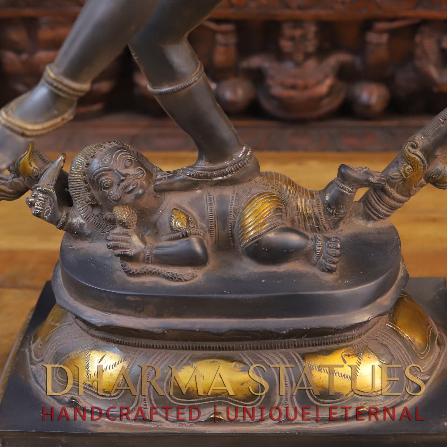 Brass Nataraja, Dancing Shiva, Copper Finish, 31"