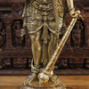 Brass Lord Vishnu Statue ,Standing on Pedestal, Fine Gold Finish 41.5"