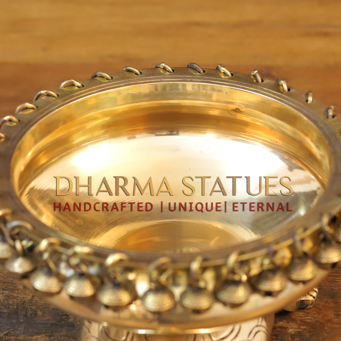 Brass Tortoise Urli, Golden Finish, 5"