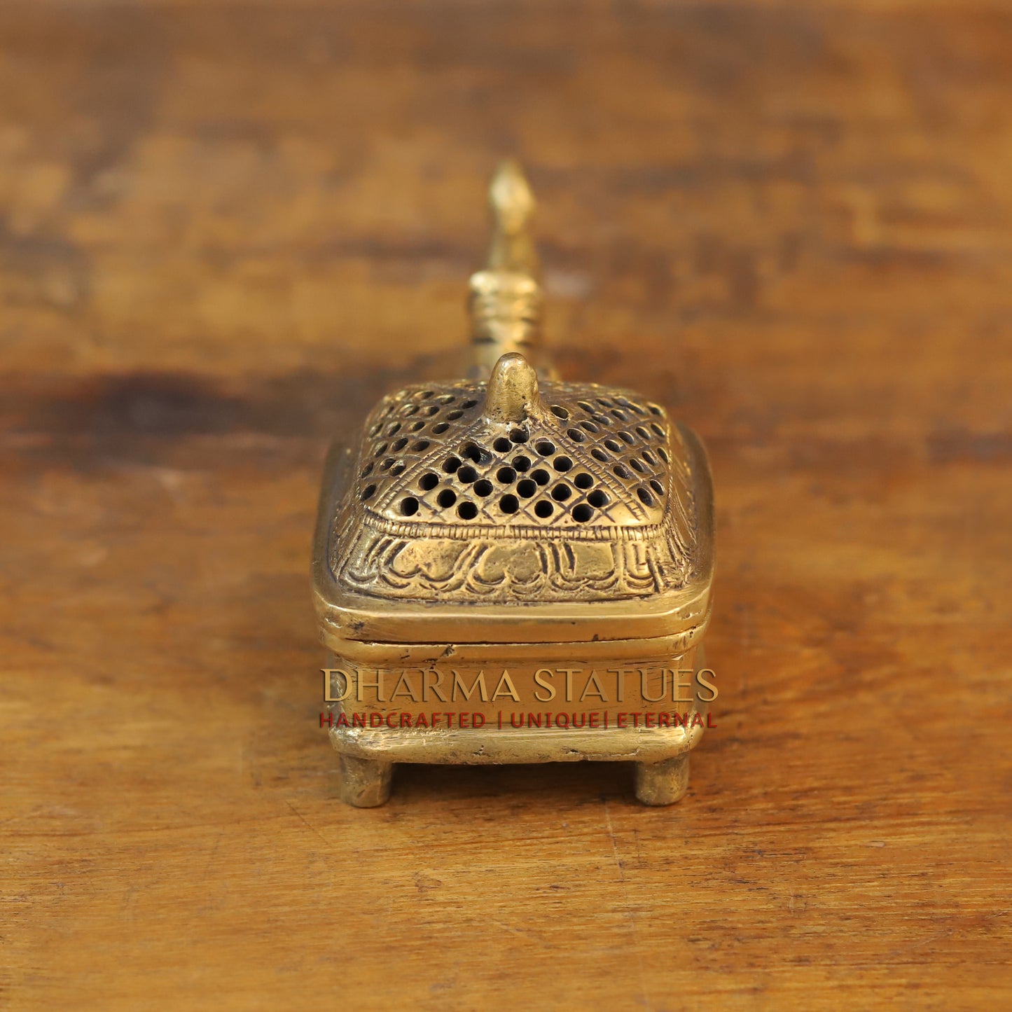 Brass Inscense Burner, Fine Golden Finish 2.5"