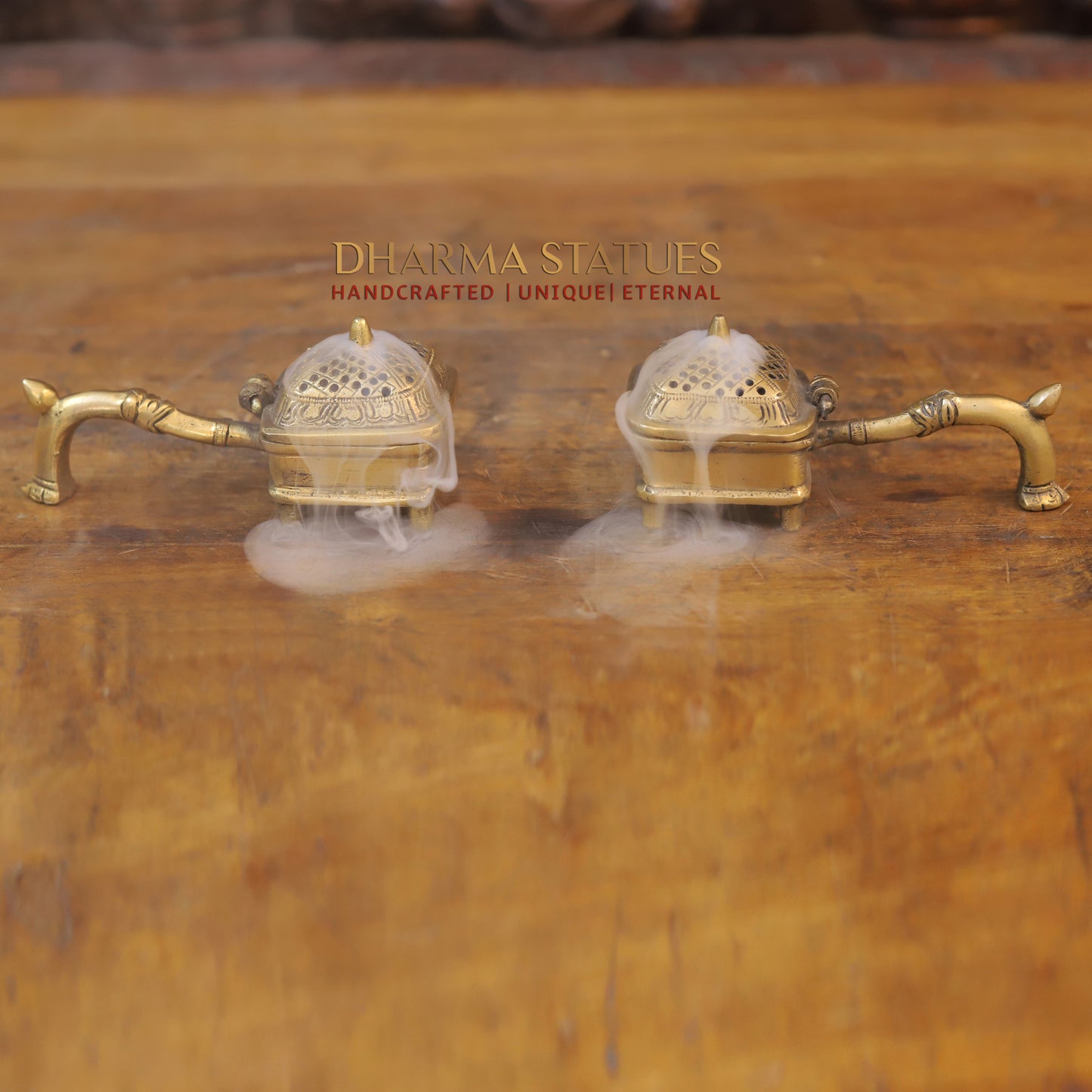 Brass Inscense Burner, Fine Golden Finish 2.5"
