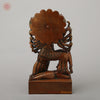 Brass Kali With Ten Heads, Golden & Copper Finish, 15.5"