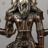 Brass Brahma Standing, Copper & Golden Finish, 39"
