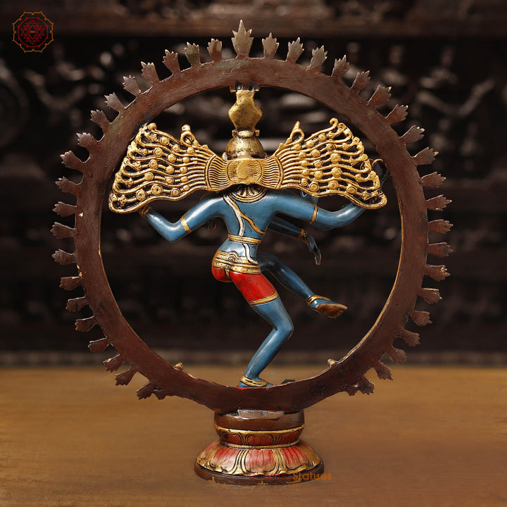 Brass Natraj, The Natraja Statue Depicts Lord Shiva's Cosmic Ddance. 10.5"